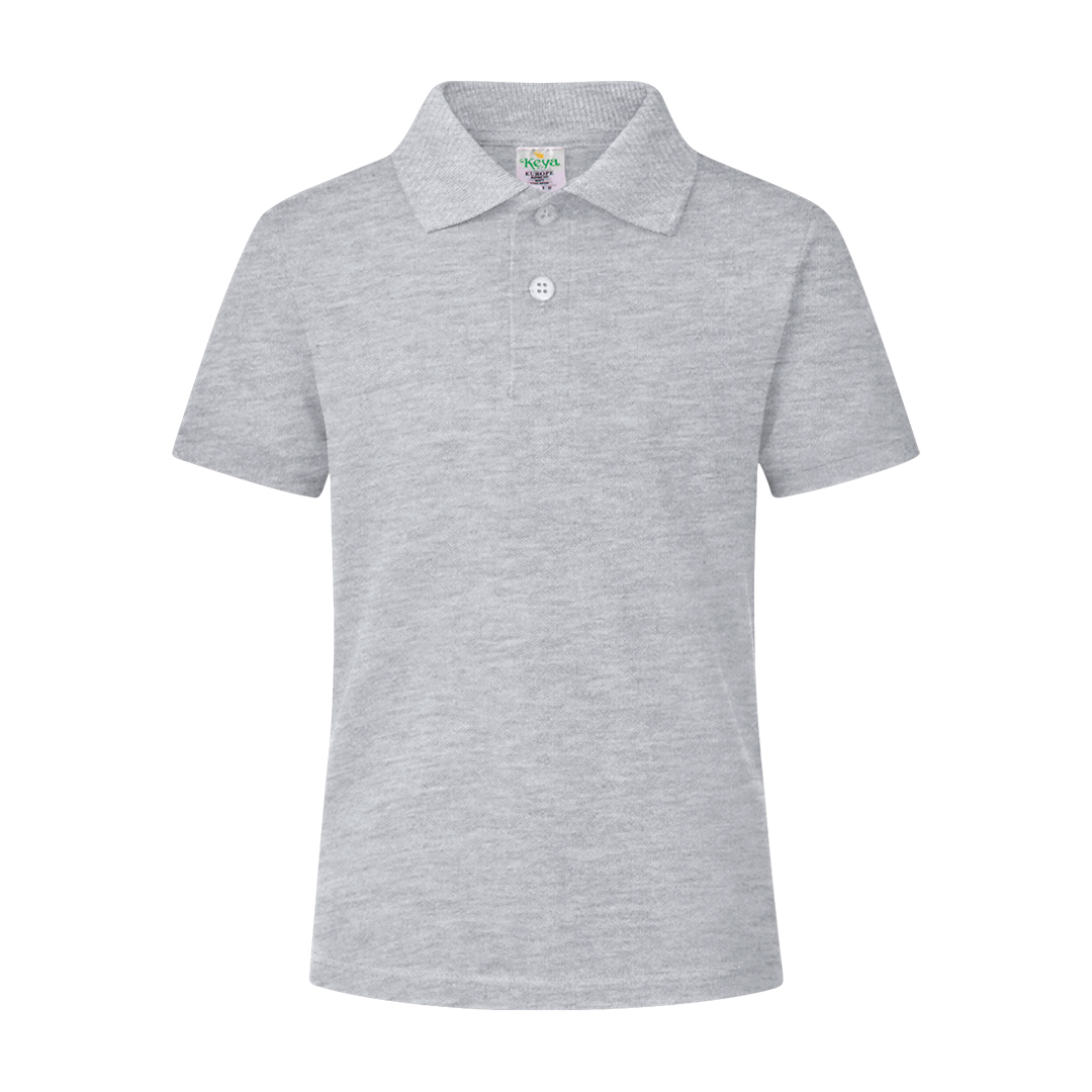 Dziecięce kolorowe polo "keya" YPS180 P164987T szary