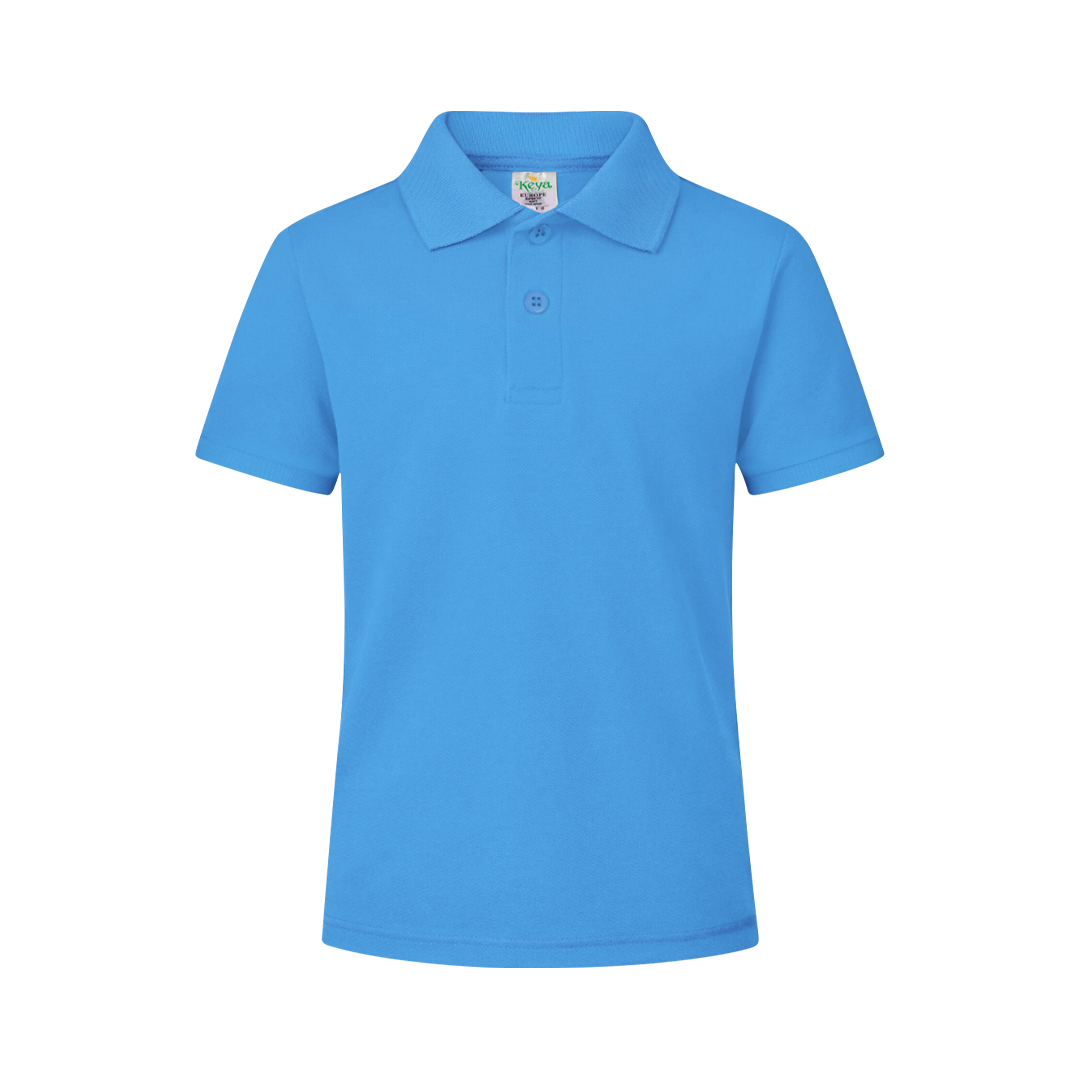 Dziecięce kolorowe polo "keya" YPS180 P164987T błękitny