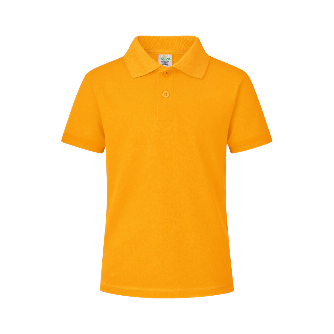 Dziecięce kolorowe polo "keya" YPS180 P164987T złoty