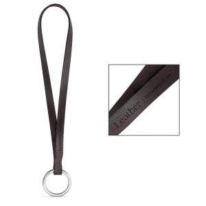 Wydrukowana próbka Lanyard LEATHER Short Slim (10 mm) P159951S 
