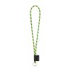 SET Lanyard TUBE Long (Ø 7 mm) z kółkiem Ø 32 mm P054633S żółty / zielony