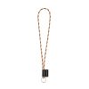 SET Lanyard TUBE Long (Ø 7 mm) z kółkiem Ø 32 mm P054633S brązowy / beżowy