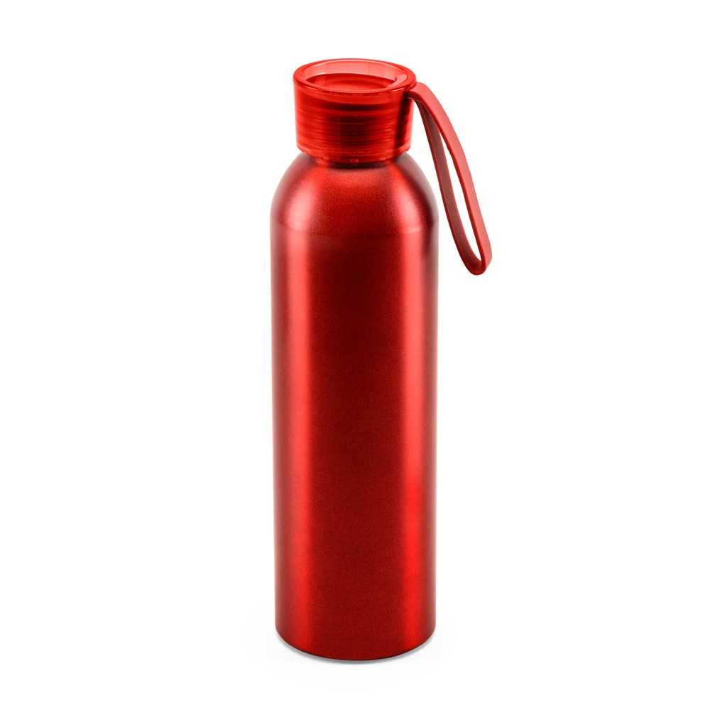 RIO. Aluminiowym ABS pochodzącego z recyklingu (100% z rAL) butelka z zakrętką z PP 660 ml P037100S czerwony