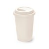 TONALI 450. Kubek wielokrotnego użytku z PP 450 ml P046619S pastelowy biały