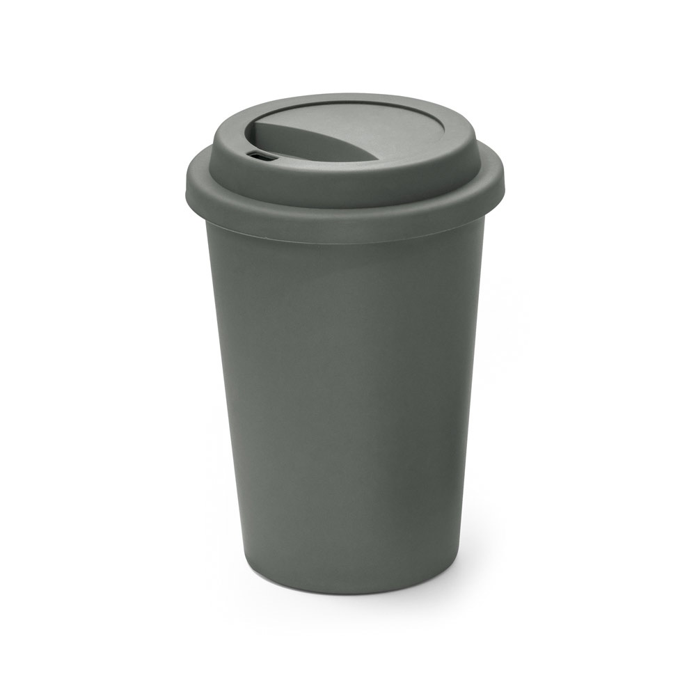 TONALI 450. Kubek wielokrotnego użytku z PP 450 ml P046619S ciemny szary