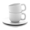 Zestaw filiżanek do espresso Caturra P118134D biały Zestaw filiżanek do espresso Caturra P118134D biały
