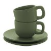 Zestaw filiżanek do espresso Caturra P118134D zielony Zestaw filiżanek do espresso Caturra P118134D zielony