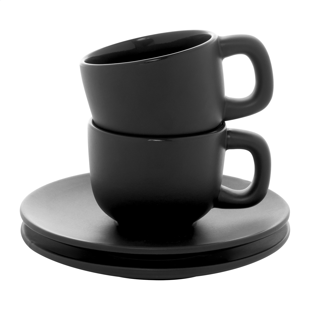 Zestaw filiżanek do espresso Caturra P118134D czarny Zestaw filiżanek do espresso Caturra P118134D czarny