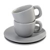 Zestaw filiżanek do espresso Caturra P118134D szary Zestaw filiżanek do espresso Caturra P118134D szary