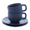 Zestaw filiżanek do cappuccino Caturra Plus P118139D ciemnoniebieski Zestaw filiżanek do cappuccino Caturra Plus P118139D ciemnoniebieski
