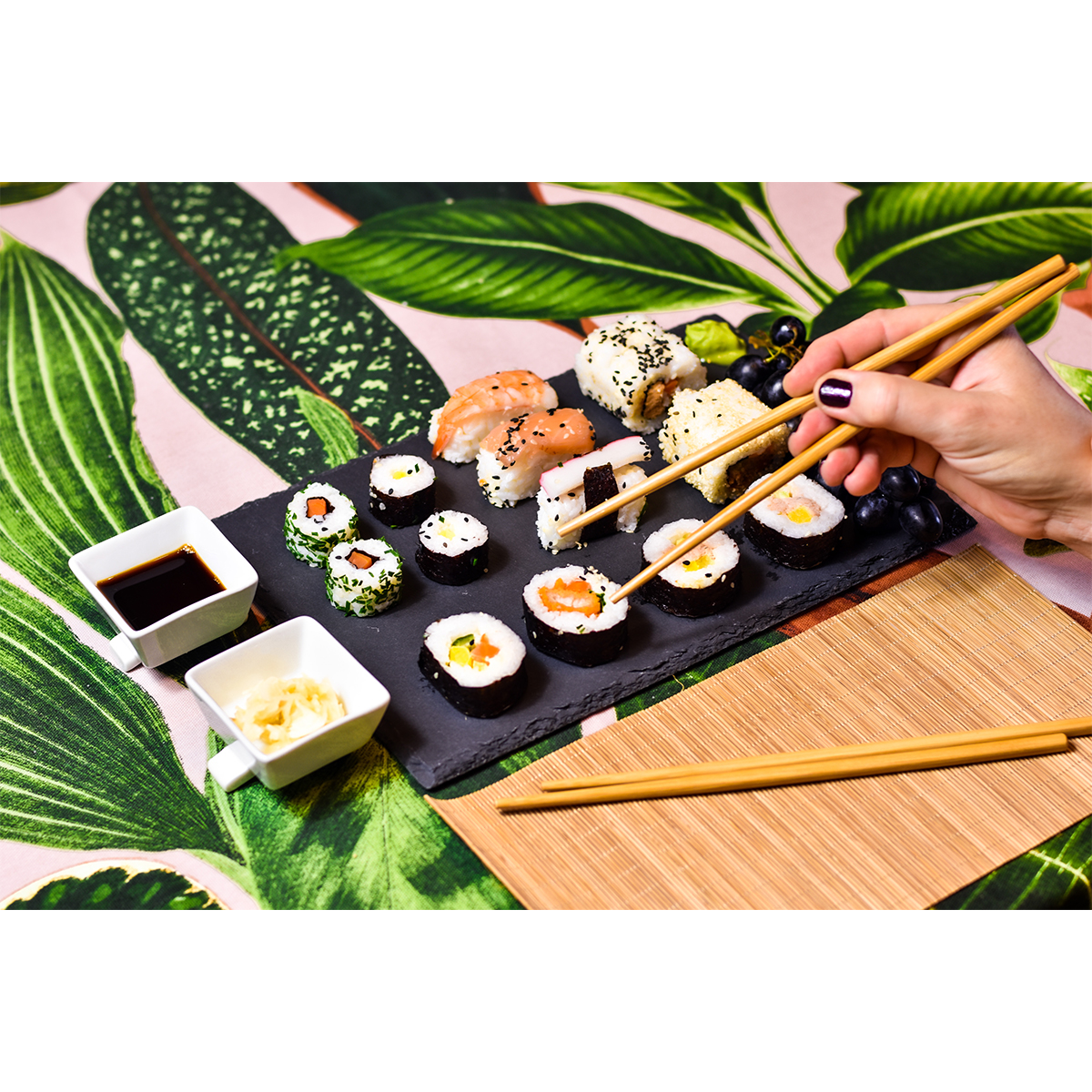 Zestaw do sushi Temaki P159739R 7 Zestaw do sushi Temaki P159739R