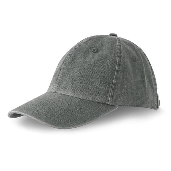 Czapka bawełniana 250g stylizowana na vintage / Caden P152342P olive green