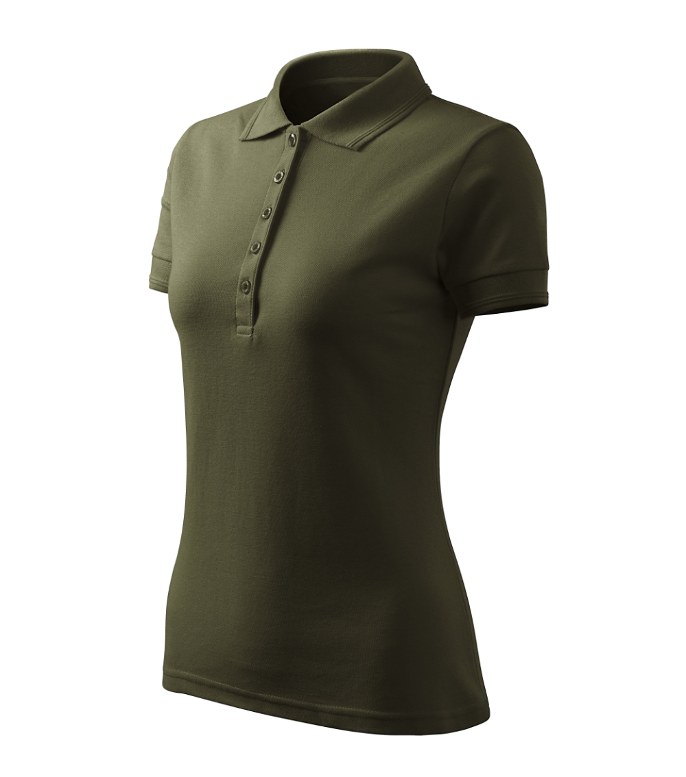 Koszulka polo damska Pique Polo Free P064382F military