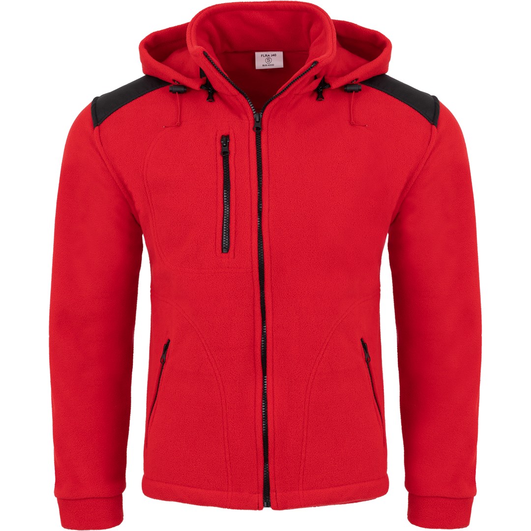 Flra 340 bus hood premium - polar z kapturem P141629H red / black