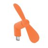 Przenośny wentylator USB P067340O pomaranczowy