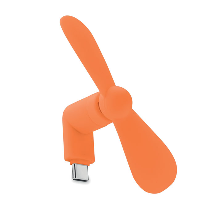 Przenośny wentylator USB P067340O pomaranczowy