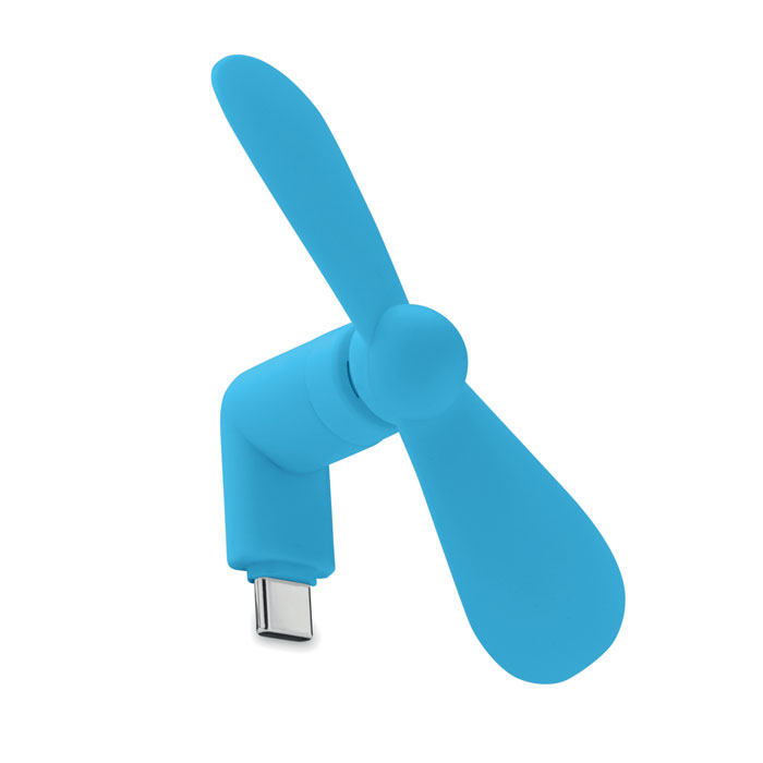 Przenośny wentylator USB P067340O turkusowy