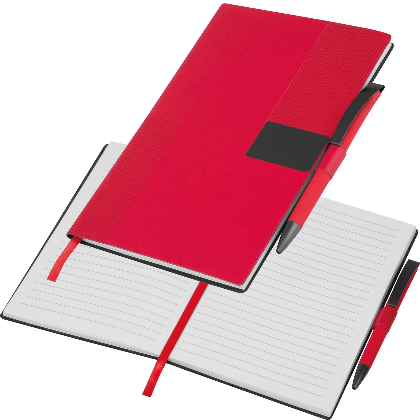 Notes A5 w linie z długopisem MERSIN P159861G czerwony Notes A5 w linie z długopisem MERSIN P159861G czerwony
