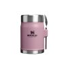 Pojemnik na żywność ze sztućcem The Legendary Food Jar 0,4L P154513P purple smoke