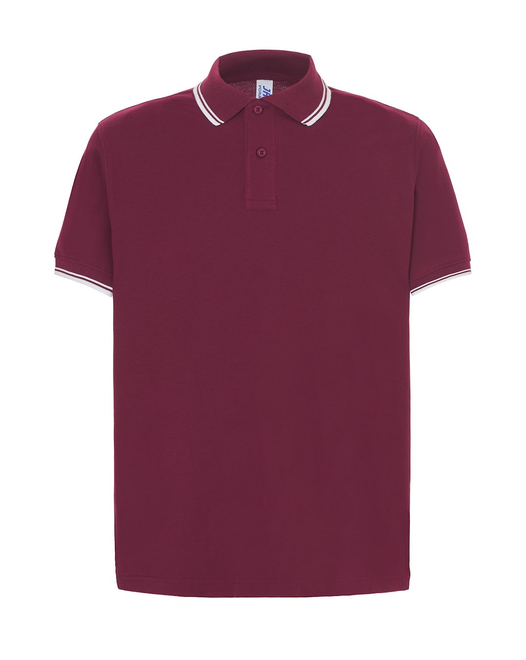 Koszulka polo pora 210 P137506H burgundy / white