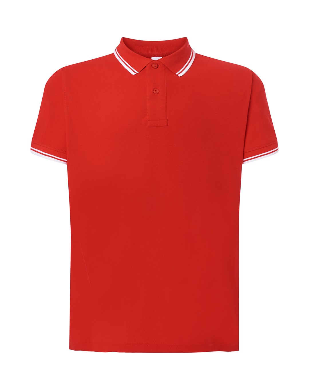Koszulka polo pora 210 P137506H red / white