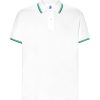 Koszulka polo pora 210 P137506H white / kelly green