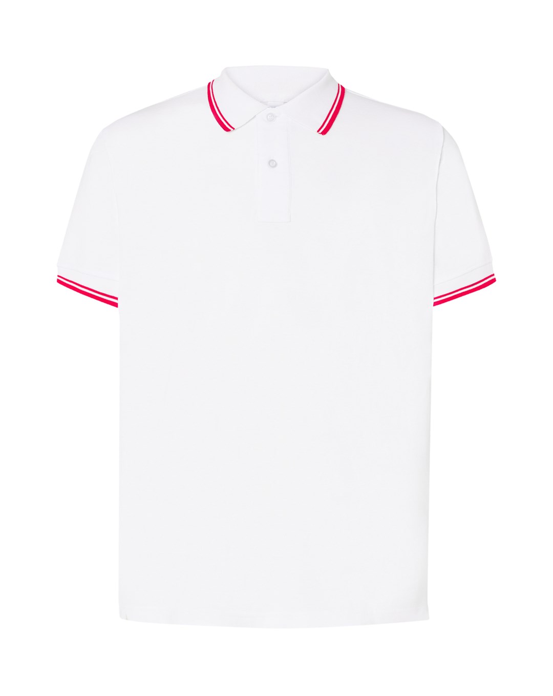 Koszulka polo pora 210 P137506H white / red