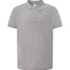 Koszulka polo pora 210 wk P152368H grey melange