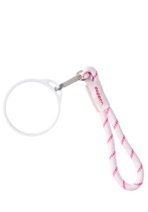 Smycz - White Mug Ring - Cherry Pink P159854P 