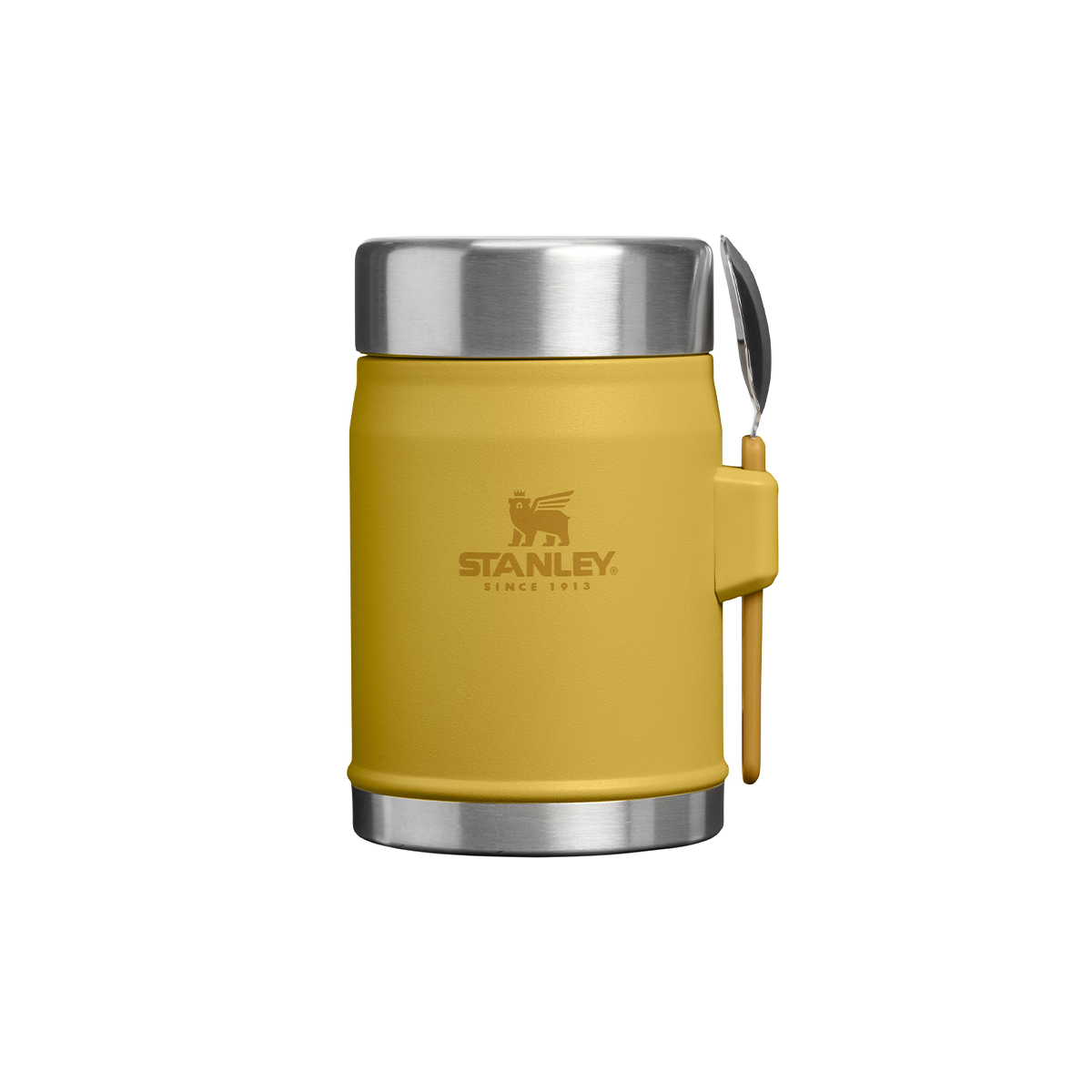 Pojemnik na żywność ze sztućcem The Legendary Food Jar 0,4L P154513P dijon