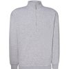Bluza dresowa swra zip P138633H ash melange