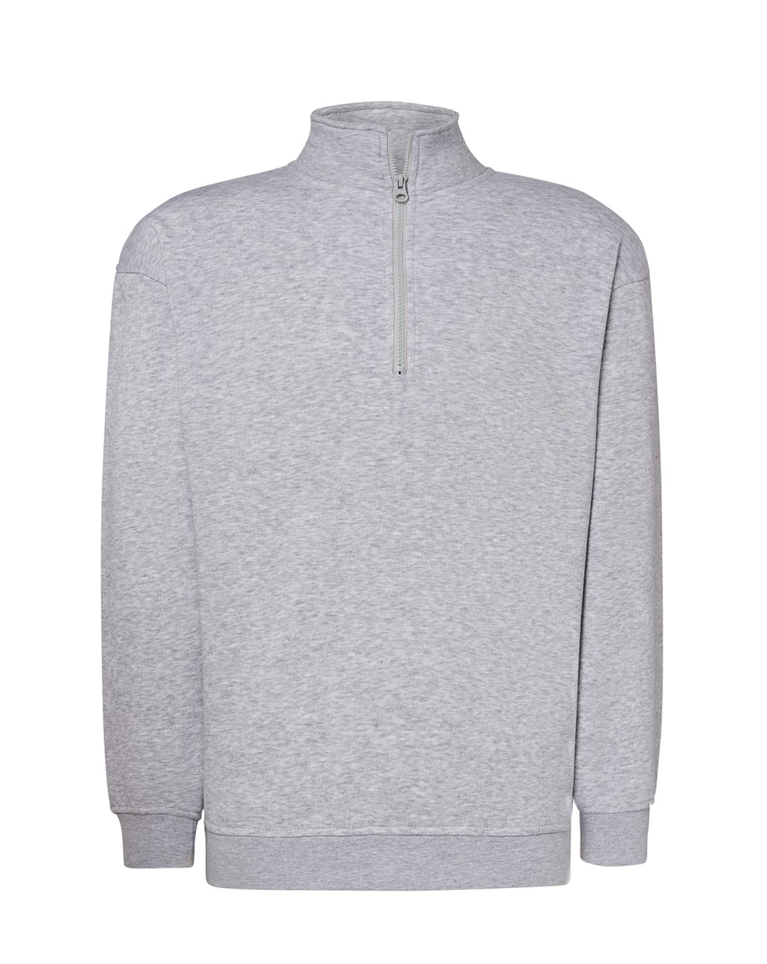 Bluza dresowa swra zip P138633H ash melange