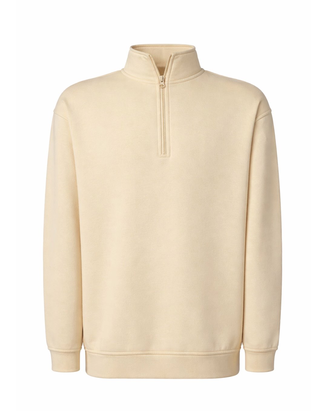 Bluza dresowa swra zip P138633H buttercream