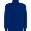 Bluza dresowa swra zip P138633H royal blue