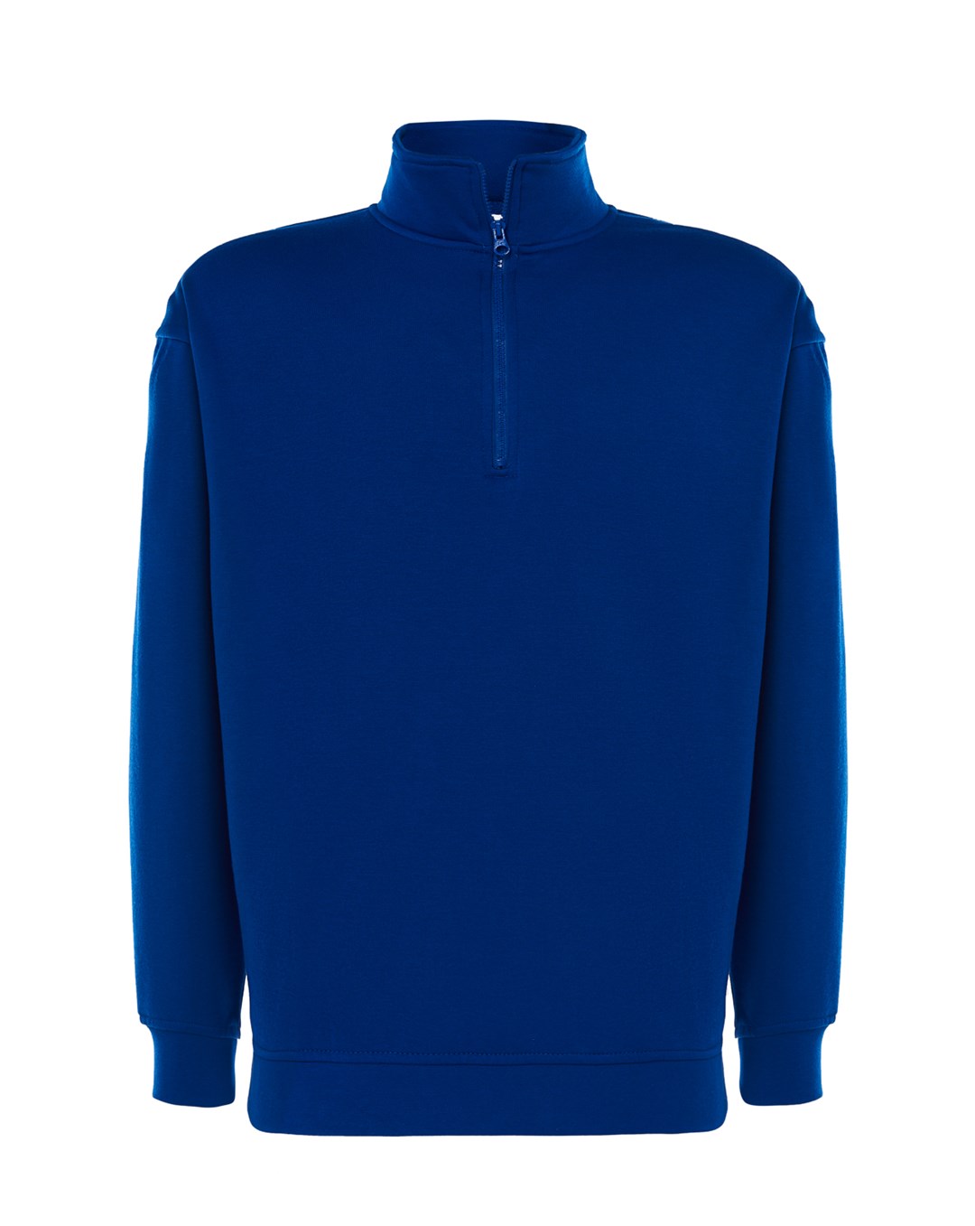 Bluza dresowa swra zip P138633H royal blue
