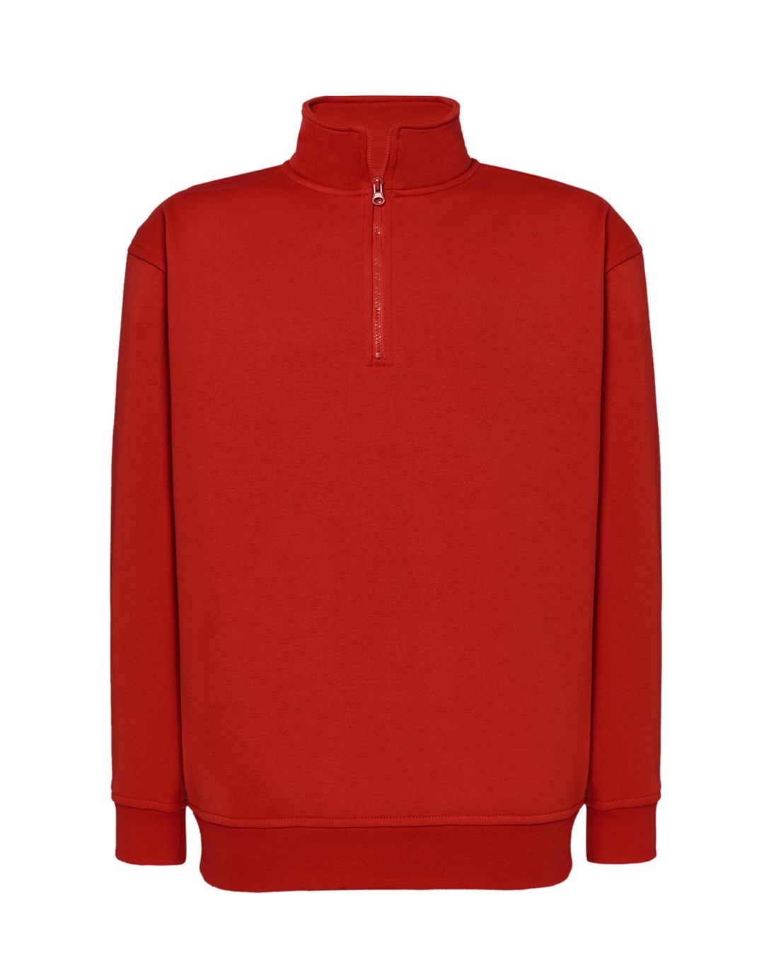 Bluza dresowa swra zip P138633H red