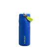 Butelka The IceFlow Bottle Flip Straw 0.47L P152437P cobalt chartreuse Butelka The IceFlow Bottle Flip Straw 0.47L P152437P cobalt chartreuse