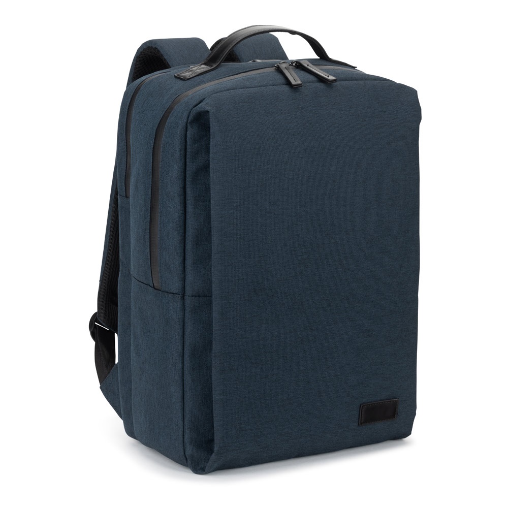 GLASGOW. Plecak na laptopa (17") wykonany z poliestru o wysokiej gęstości 600D pochodzącego z recyklingu (20 l) P177402S granatowy GLASGOW. Plecak na laptopa (17") wykonany z poliestru o wysokiej gęstości 600D pochodzącego z recyklingu (20 l) P177402S granatowy