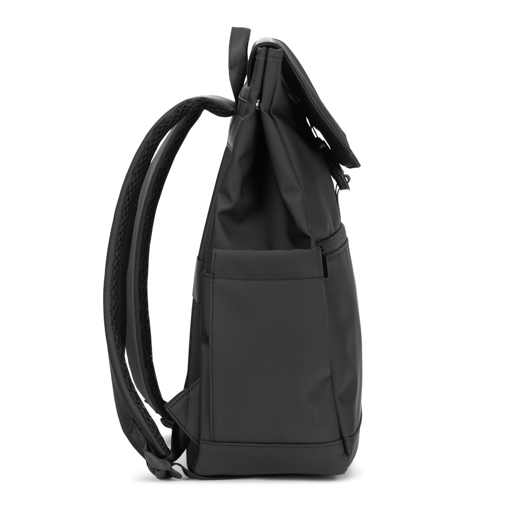 AZORES BAG. Plecak na laptopa (16") z PU, z klapką zakrywającą wszystkie komory P177406S