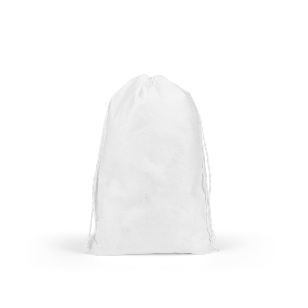GIFT BAG L. Duża torba w stylu plecaka, wykonana z materiału włókninowego (60 g/m²) P177418S biały