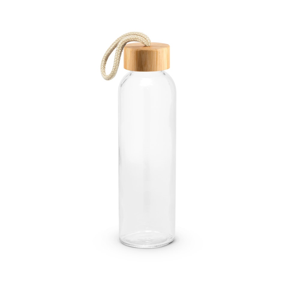 CROSBY. Butelka szklana z bambusową pokrywką, 520 ml P177451S 3 CROSBY. Butelka szklana z bambusową pokrywką, 520 ml P177451S