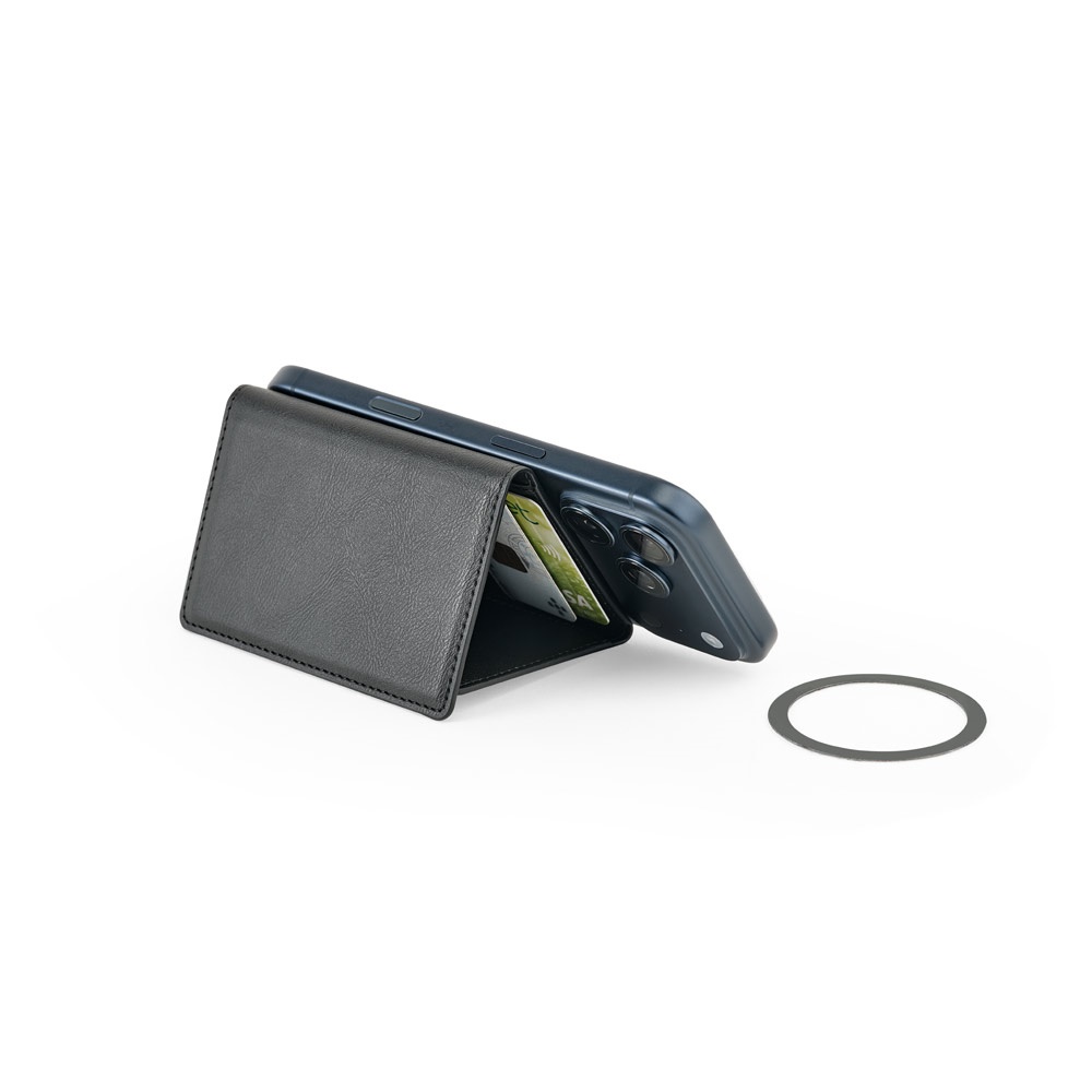 HARALD. Portfel magnetyczny PU o dużej pojemności z blokadą RFID P177458S
