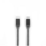 NADELLA. Kabel USB-C do USB-C z poliestrowym oplotem (60 W) i systemem magnetycznym ułatwiającym zwijanie P177465S 