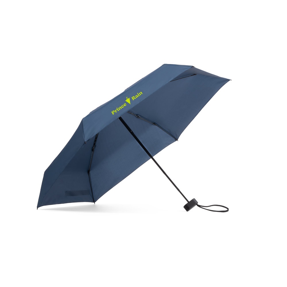 EMMA. 19-calowy kompaktowy mini parasol z pongee 190T P177472S granatowy