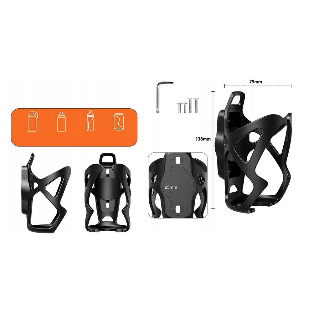 Rowerowy uchwyt na butelkę, lokalizator MiLi DUO P160375X 19 Rowerowy uchwyt na butelkę, lokalizator MiLi DUO P160375X