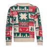 Świąteczny sweter z dzianiny S-M P177697O