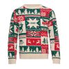 Świąteczny sweter z dzianiny S-M P177697O