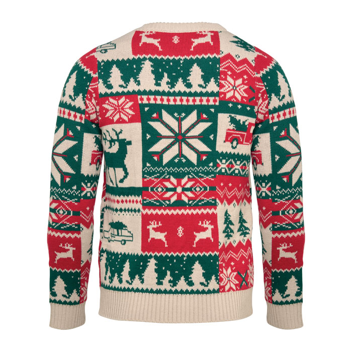 Świąteczny sweter z dzianiny S-M P177697O