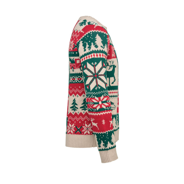 Świąteczny sweter z dzianiny L-XL P177698O