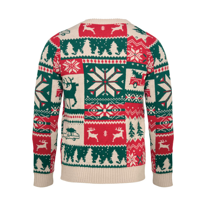 Świąteczny sweter z dzianiny L-XL P177698O